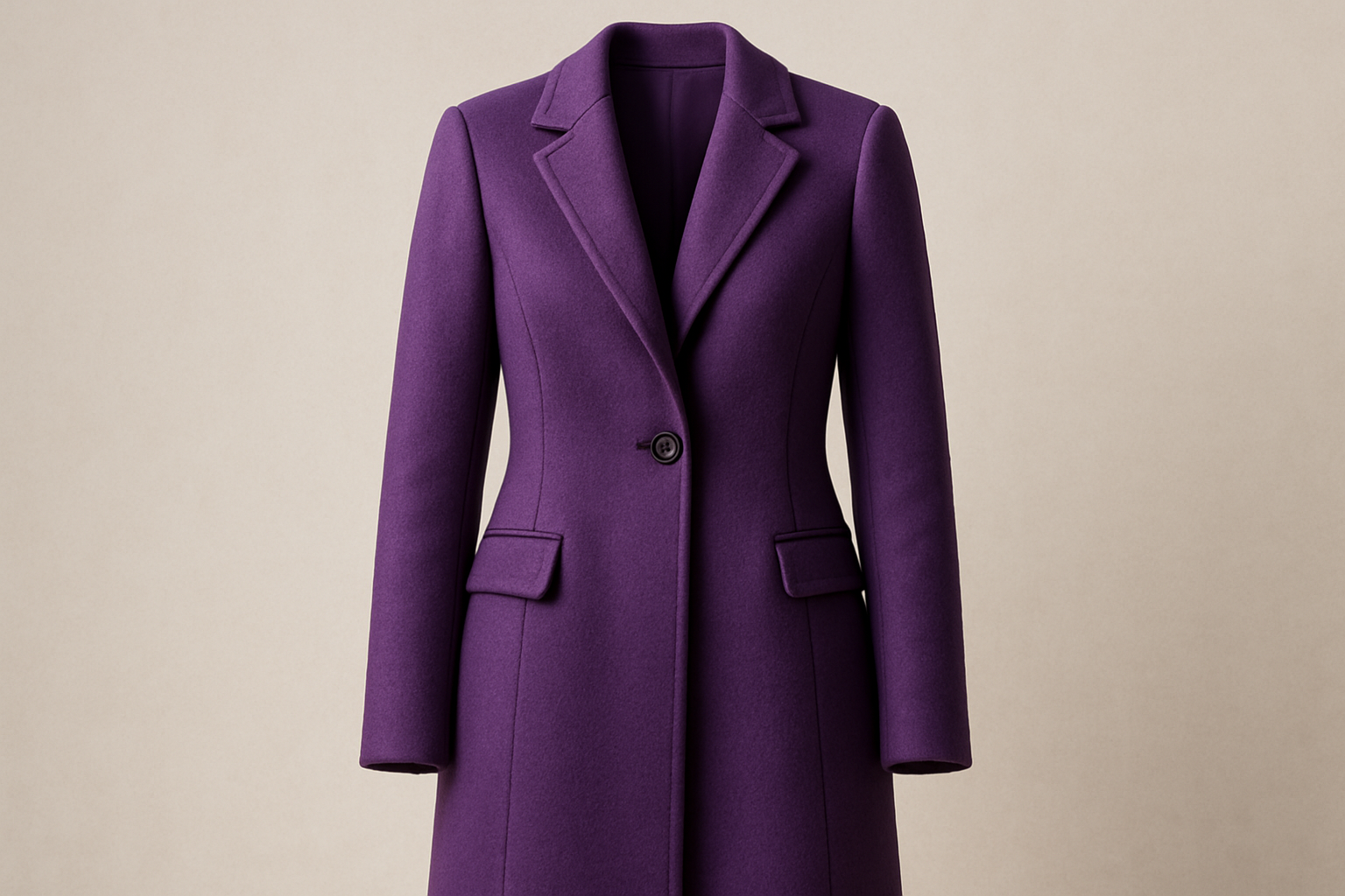 purple coat